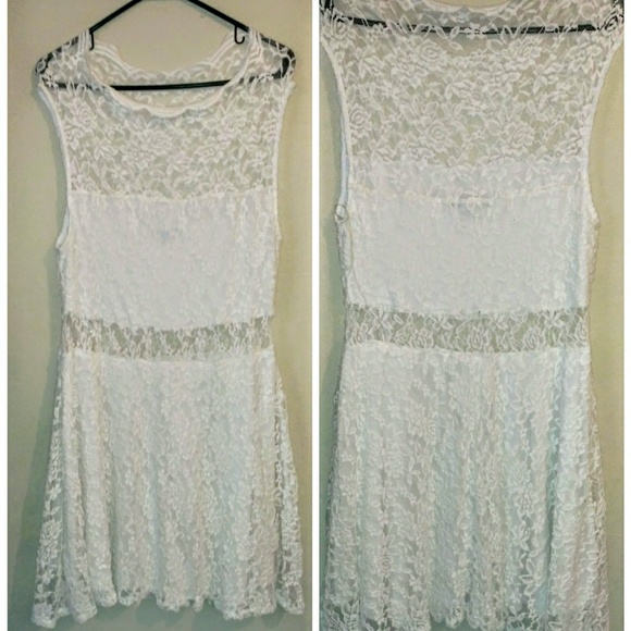 Dresses & Skirts - NWOT Ivory White Lace Dress 2X